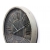 Zegar metalowy szary 60 cm